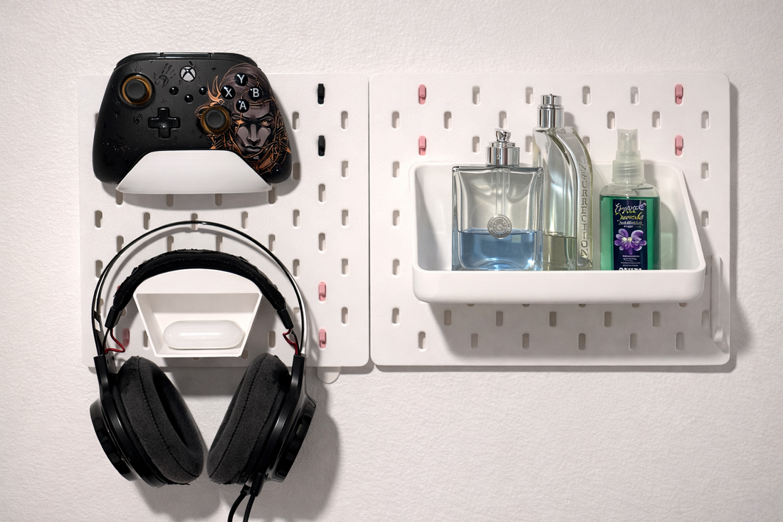 Pegboard Storage Shelf Wall Organizer