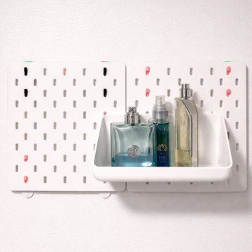 Pegboard Storage Shelf Wall Organizer